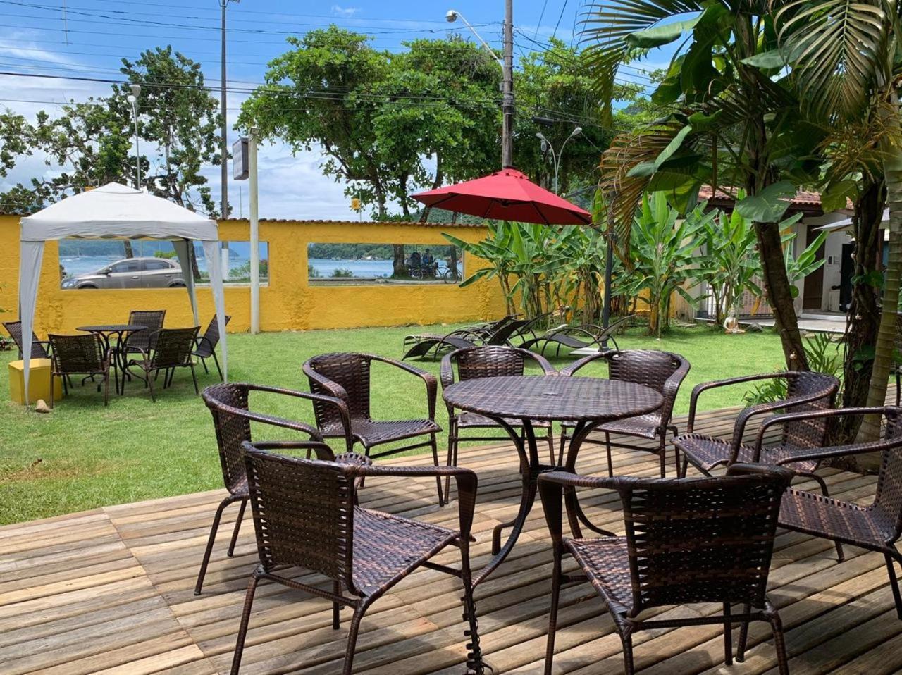 Hotel Beira Mar Ubatuba Esterno foto